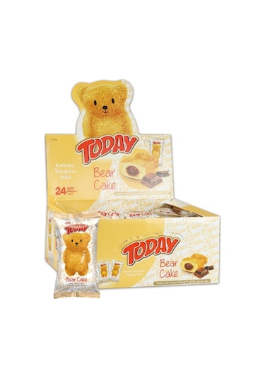 Today Bear Kek Çikolatalı  40 Gr. 24 Adet (1 Kutu)