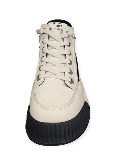 Guja 25k334 Kalın Taban Bilek Boy Kadın Sneakers Bot Siyah