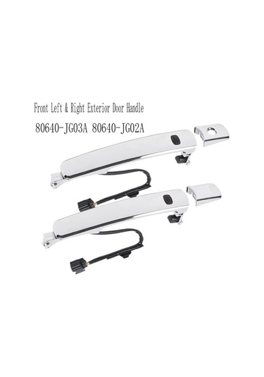 Besthome1 Araba Dış Kapı Kolu Ön Sol Ve Sağ Yan Kapı Kolu Nissan X-trail T31 2006-2014 80640-jg03a