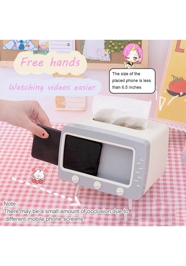 Createtech Yaratıcı Mutfak Mendil Kutusu, Mavi Ev Dekorasyonu İçin Mükemmel