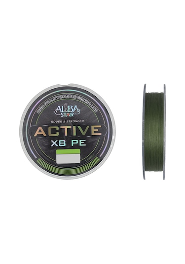 Albastar Active 8x İp Misina L.green 0.14mm - 300m - 16.6kg