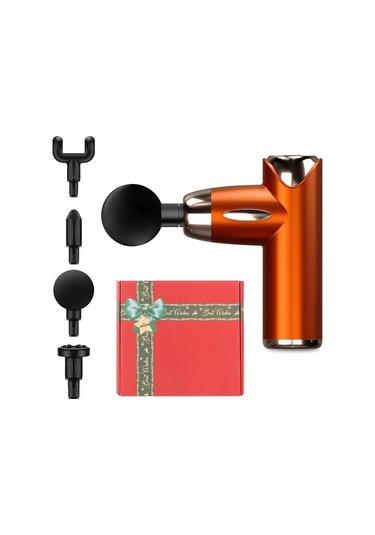 Fitness Fasyal Tabancası Profesyonel Kas Gevşeme Masajı Ev Akıllı Servikal Masaj Tabancası Fasya Tabancası Jf4jdp Pembe - Turuncu