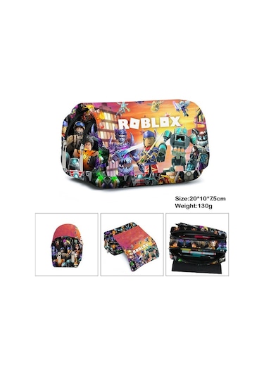 Agoodshop Roblox Sevimli Büyük Kapasiteli Kalem Kutusu Ad-4002