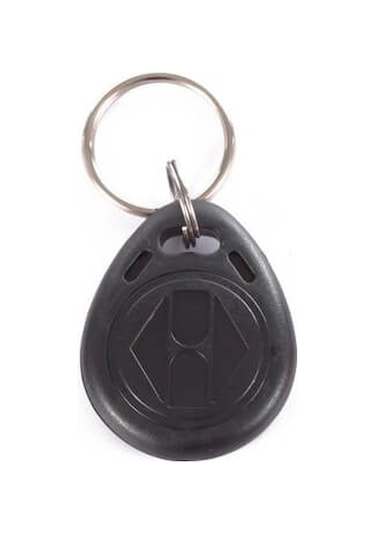 Manyetik Anahtarlık Rfid Keyfob Göstergeç Tag Siyah - 10 Adet