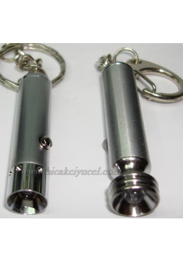 F 111 Fener Anahtarlık Açık Gri