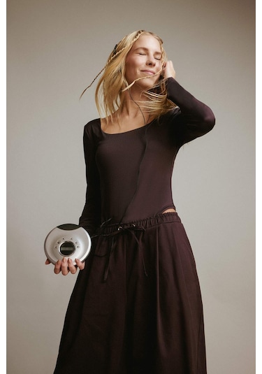 Defacto Coool U Yaka Uzun Kollu Çıtçıtlı Bodysuit F8042ax25aubn549 Kahve