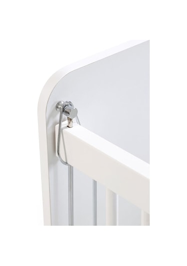 Bw1060 - Pratik Tekerlekli Anne Yanı Beşik Beyaz 60 X 120 Beyaz