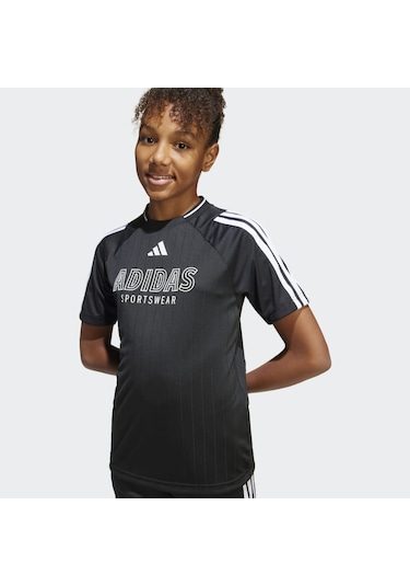Adidas Jı6178 J Hot Tee Çocuk T-shirt Siyah