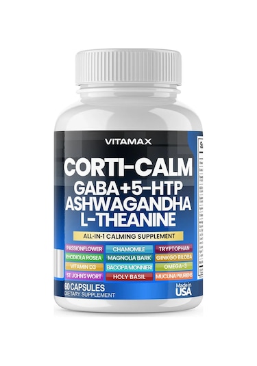 Corti Calm Gaba + 5-htp Ash. L-theanine 60 Kapsül