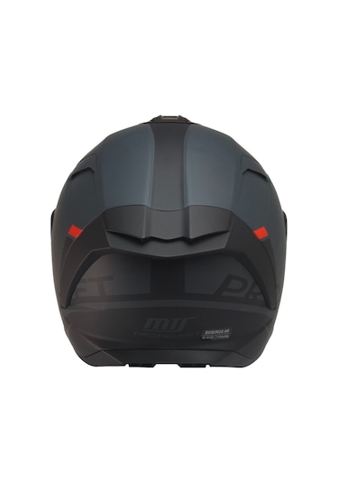 Mts Full Face Double Güneş Vizörlü Ece 22.06R Motosiklet Kaskı - Gri