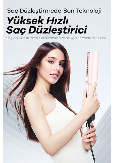 Veryfit Airstrait Yüksek Hızlı Hava Üflemeli Saç  Düzleştirici