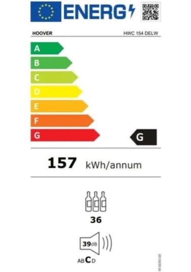 Hoover 34004584 HWC200EELW/N Sarap Dolabı