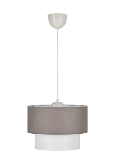 Melon Pasta 25'Lik Antrasit Beyaz Avize