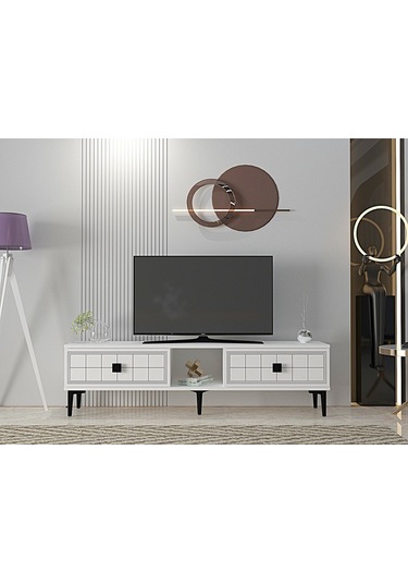 Tsa1501b - Yuka Tv Stand Beyaz 150cm Beyaz