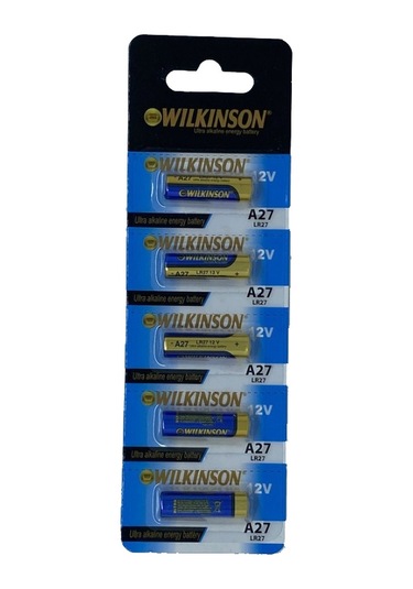 Kenpazar Wılkınson 27a Mn27 12v Alkalin Pil Kepenk Anahtar Pili Beşli Paket