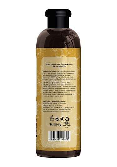 Phytoflora Tuzsuz Ardıç Yağlı Kükürt Özlü Şampuan 400 ML