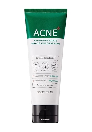 Some By Mi AHA-BHA-PHA 30 Days Miracle Acne Clear Foam 100 ML
