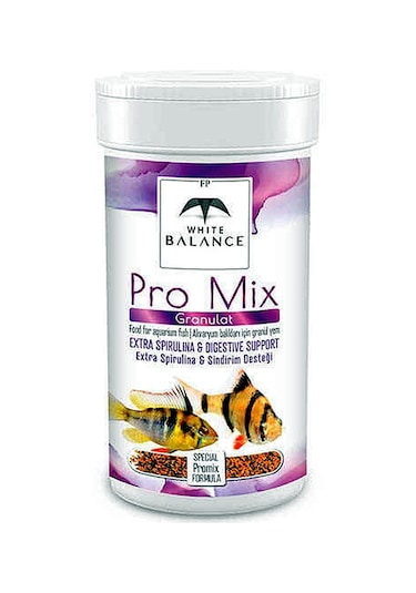 White Balance Pro Mix Ganules 100 ML Balık Yemi