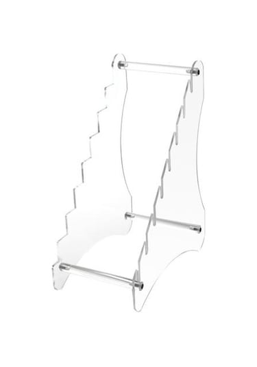 Şeffaf Kesici Teşhir Standı Şeffaf Akrilik Çatal Bıçak Takımı Blok Tutucu Tezgah Organize Ekran Kolay Kurulum Çok Amaçlı Meyve Kesici Raf Standı S