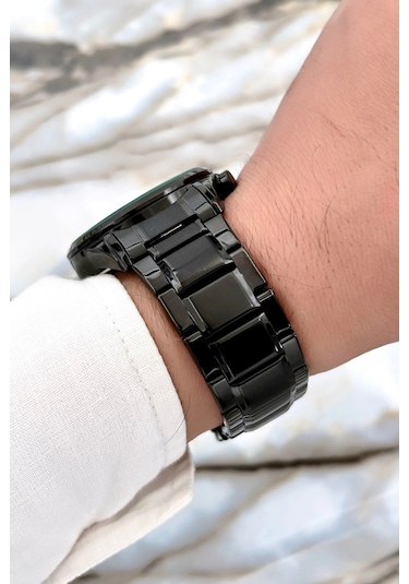 Comwatch Çelik Kordon Erkek Kol Saati, Crono Fonksiyonlar Aktif, Bileklik Siyah Sdcmw014 Siyah