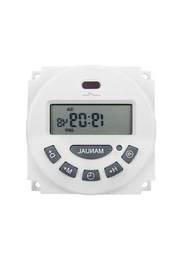 Pazly 12v L701 Küçük Zamanlama Mikrobilgisayar, 16 Programlı Güç Kontrolü Anahtarı
