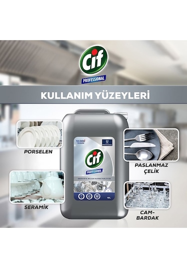 Cif U-pro Endüstriyel Bulaşık Parlatıcısı 10 L
