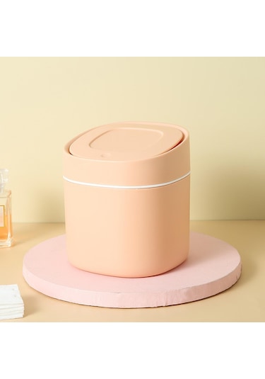 Suntek Magideal Magideal Mini Masaüstü Çöp Kutusu Sepeti Kovası Ev Pembe