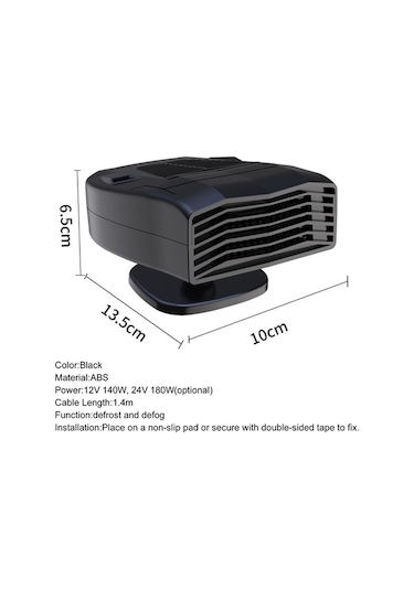 Diğer 12v/24v Elektrikli Araba Isıtıcı, Taşınabilir Isıtma Fanı, Ön Cam Kurutma Makinesi