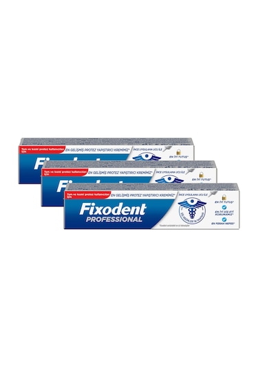 Fixodent Plus En İyi Tutuş Diş Protez Yapıştırıcı Krem 3 x 40 G
