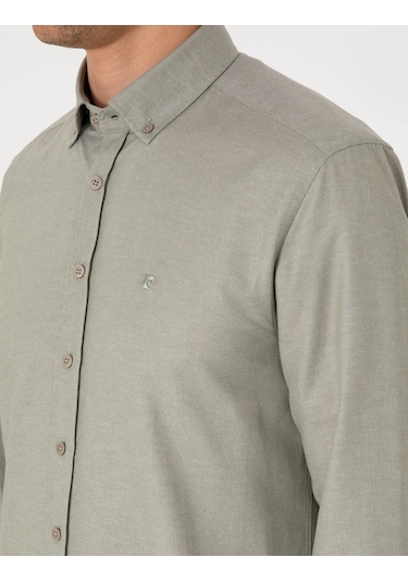 Pierre Cardin Erkek Haki Gömlek Desenli 50306996-vr027 Haki