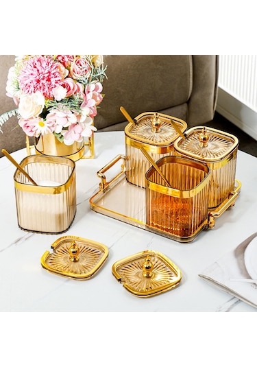 Suntek Magideal Ev Mutfağı Için Kapaklı Ve Kahverengi-4-ızgara