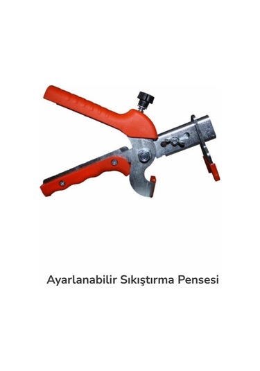 Seramik Seviye Tespit Sıkıştırma Pensesi, Metal