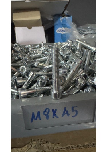 Alyan Başlıklı M8x45mm (100 adet )