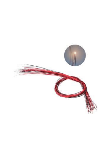 Didadodo 20 Adet 0603 Ön Lehimli 3v 300mm Litz Kablo Smd Led Diy Aydınlatma Malzemesi Diğer