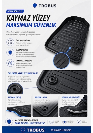 Fi At Qubo 2007-2019 1.4 Fire Combi Manuel 3d Havuzlu Paspas