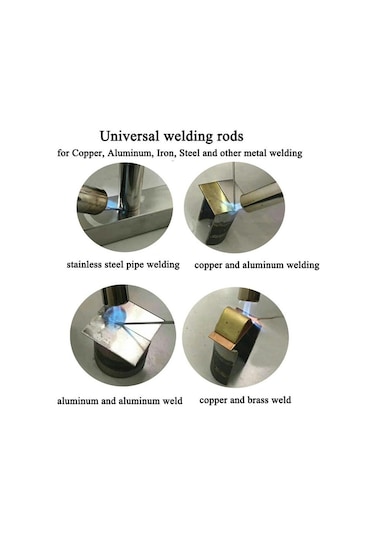 Jms Kolay Eriyik Üniversal Kaynak Teli Çelik Alüminyum Bakır Demir MetalKaynak Teli Toz Gerekmez 3m 2mm