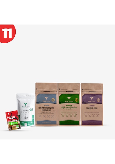Tam Tarım Glutensiz Set 5'li