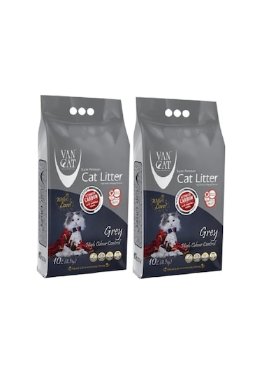 Van Cat Actıve Carbon Kedi Kumu 2 x 10 L