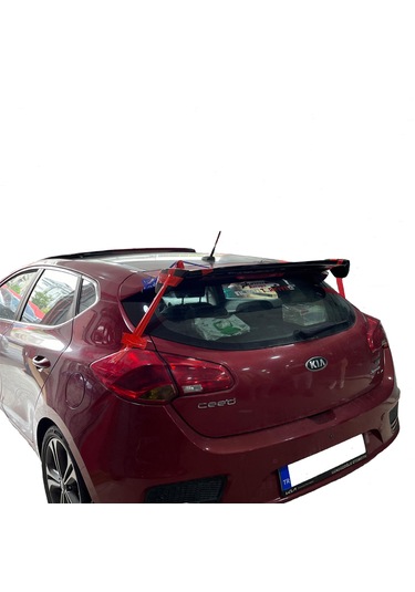Kia Ceed Uyumlu 2012-2018 Üniversal Plastik Boyasız Spoiler
