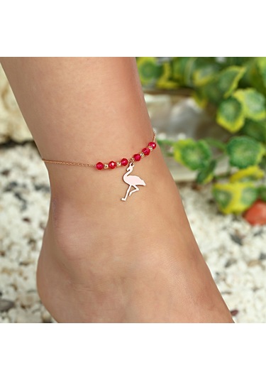 Azuris 925 Ayar Gümüş Flamingo Halhal