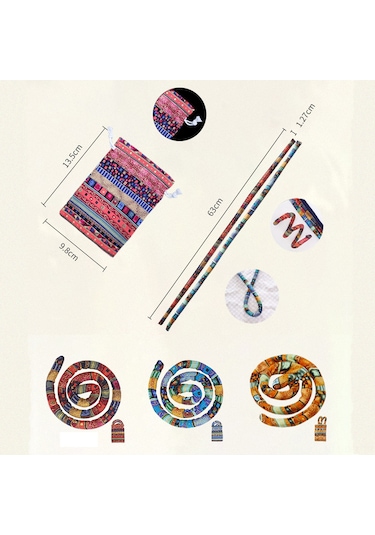 Dofolink Kırmızı Spiral Saç Bağı - Kıvrılabilir Külot Saç Teli - Etnik Stili Yüksek马尾 İçin - Saklama Çantası İle - Model 71770 Kırmızı