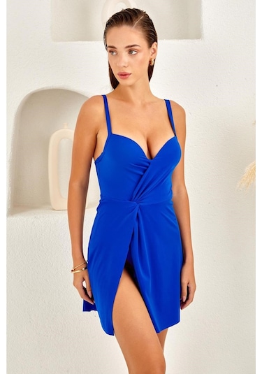 Lapieno Kaplı Elbise Mayo 4154 Saks