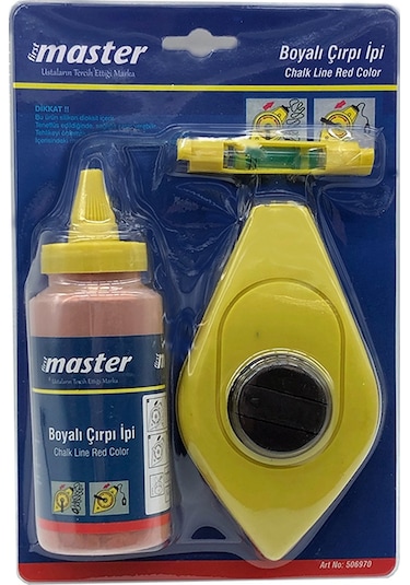 Master Boyalı Çırpı Ipi Kırmızı N11.7