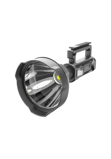 Wondernest W590 P50 10w Led El Feneri, 4 Modlu Dış Mekan Feneri, Tripodlu Siyah Dünya Aydınlatma Siyah