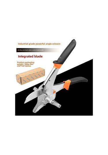 Geeksen Ahşap İşleri İçin Çok Fonksiyonlu Açı Kesici - 45 -90 Dik Açı, Kavisli Kenar Ve U-şekilli Bant Kesimi, Dayanıklı Ve Ergonomik Tasarım