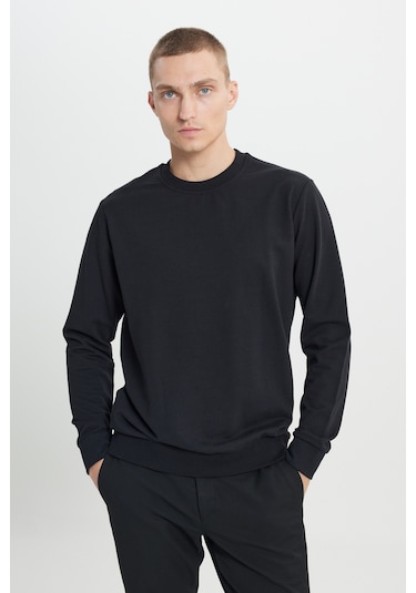 AC&Co / Altınyıldız Classics Erkek 2 İplik Pamuklu Standart Fit Normal Kesim Eşofman Takımı Paketi Siyah