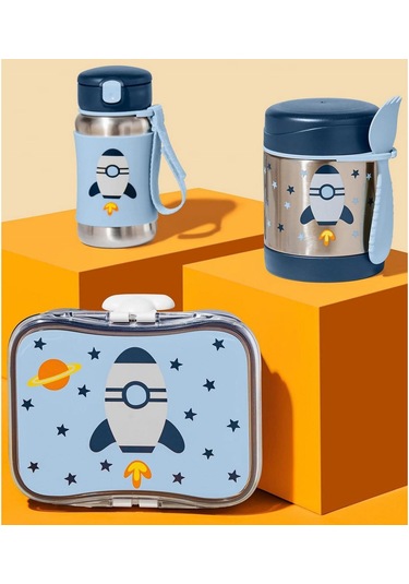 Skip Hop Spark Style Paslanmaz Çelik Termos 325 ML Lacivert