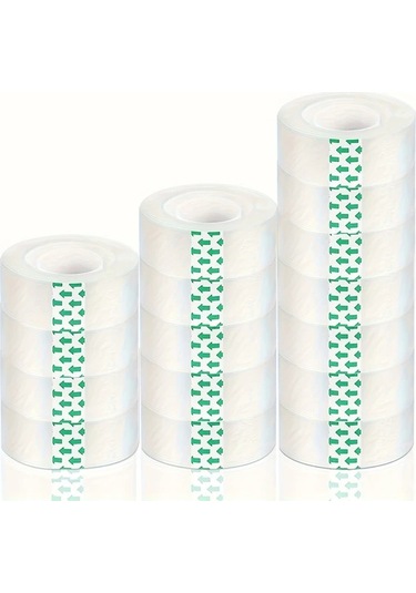 Willowhaven 6 Rulo Yüksek Yapışkanlı Şeffaf Bant, Hediye Paketleme Ve Ofis Kullanımı İçin Uygun