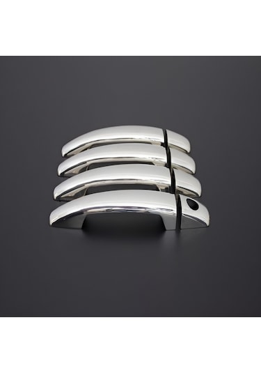 Peugeot 3008 Uyumlu 2016-2024 Krom Kapı Kolu 4 Kapı Paslanmaz Çelik