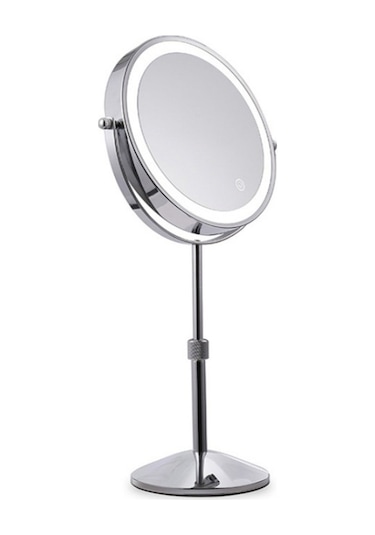 Ctbx Masaüstü Çift Taraflı Led Işıklı 3 Kat Büyütme Makyaj Aynası 7''